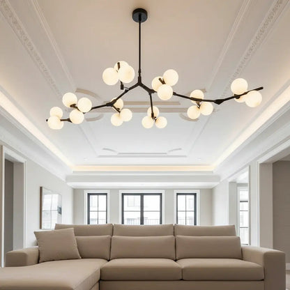 Hanglamp Modern met Glazen Bollen en Takkenvorm