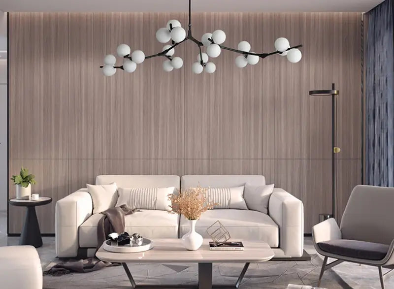 Hanglamp Modern met Glazen Bollen en Takkenvorm