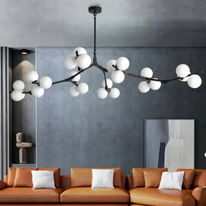 Hanglamp Modern met Glazen Bollen en Takkenvorm