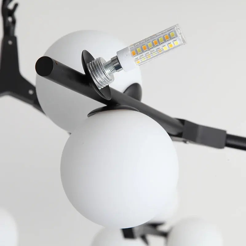 Hanglamp Modern met Glazen Bollen en Takkenvorm
