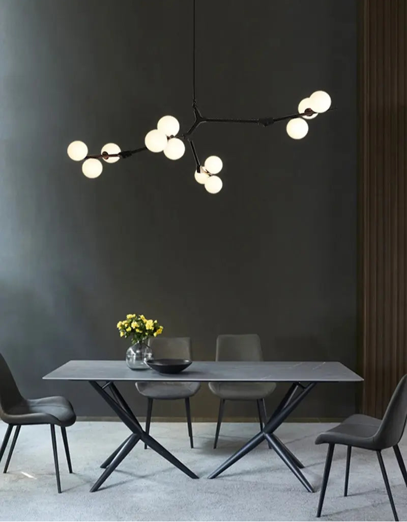 Hanglamp Modern met Glazen Bollen en Takkenvorm