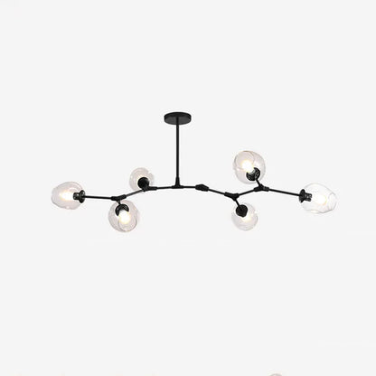 Hanglamp Modern met Glazen Bollen en Vertakte Armen