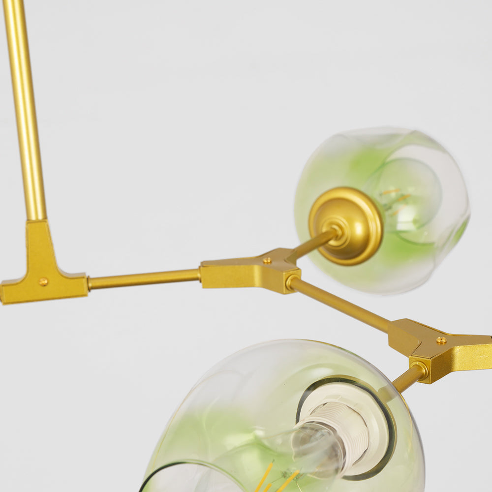 Hanglamp Modern met Glazen Bollen en Vertakte Armen ##POS:22##