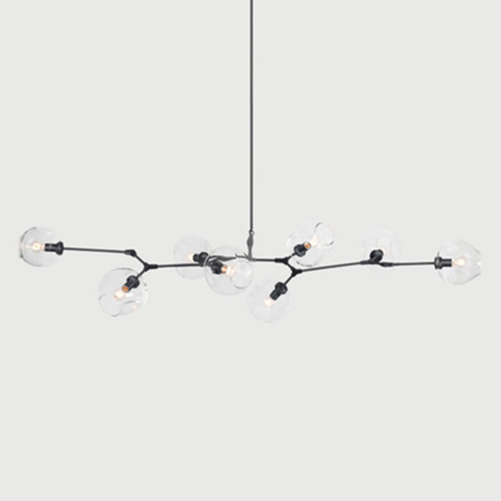 Hanglamp Modern met Glazen Bollen en Vertakte Armen