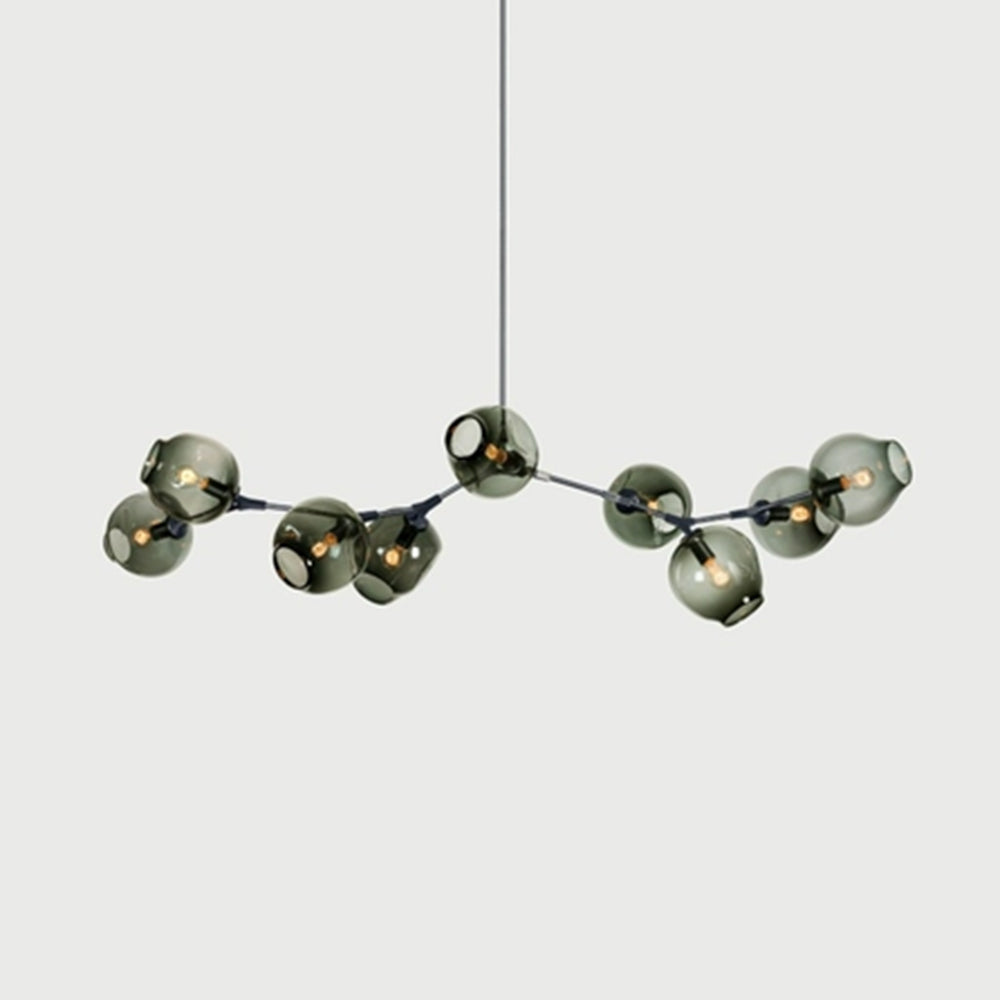 Hanglamp Modern met Glazen Bollen en Vertakte Armen ##POS:25##