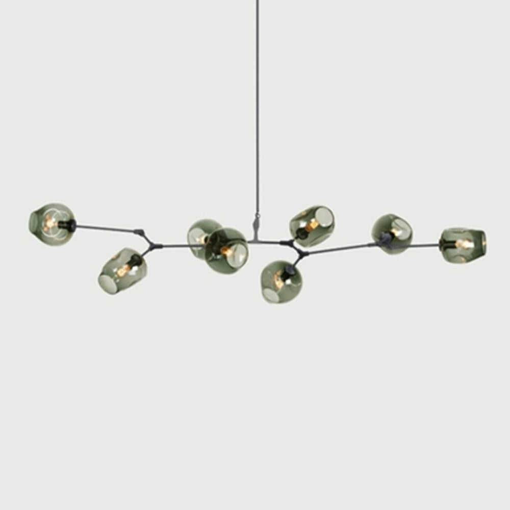 Hanglamp Modern met Glazen Bollen en Vertakte Armen