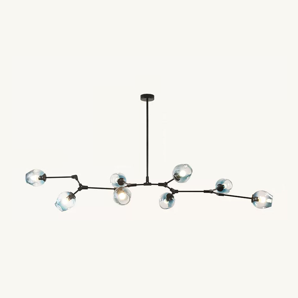 Hanglamp Modern met Glazen Bollen en Vertakte Armen