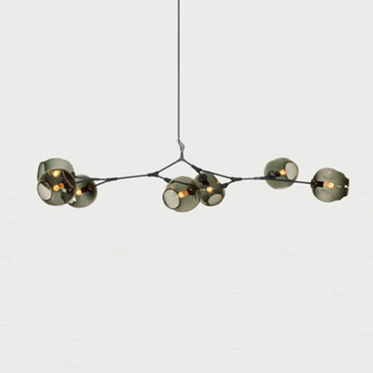 Hanglamp Modern met Glazen Bollen en Vertakte Armen