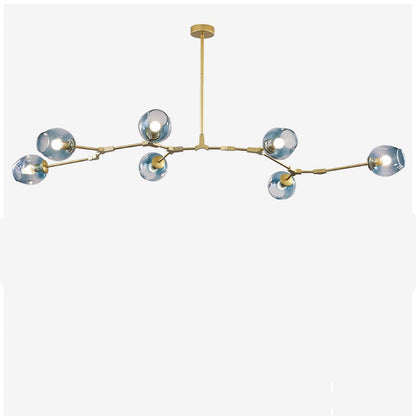 Hanglamp Modern met Glazen Bollen en Vertakte Armen