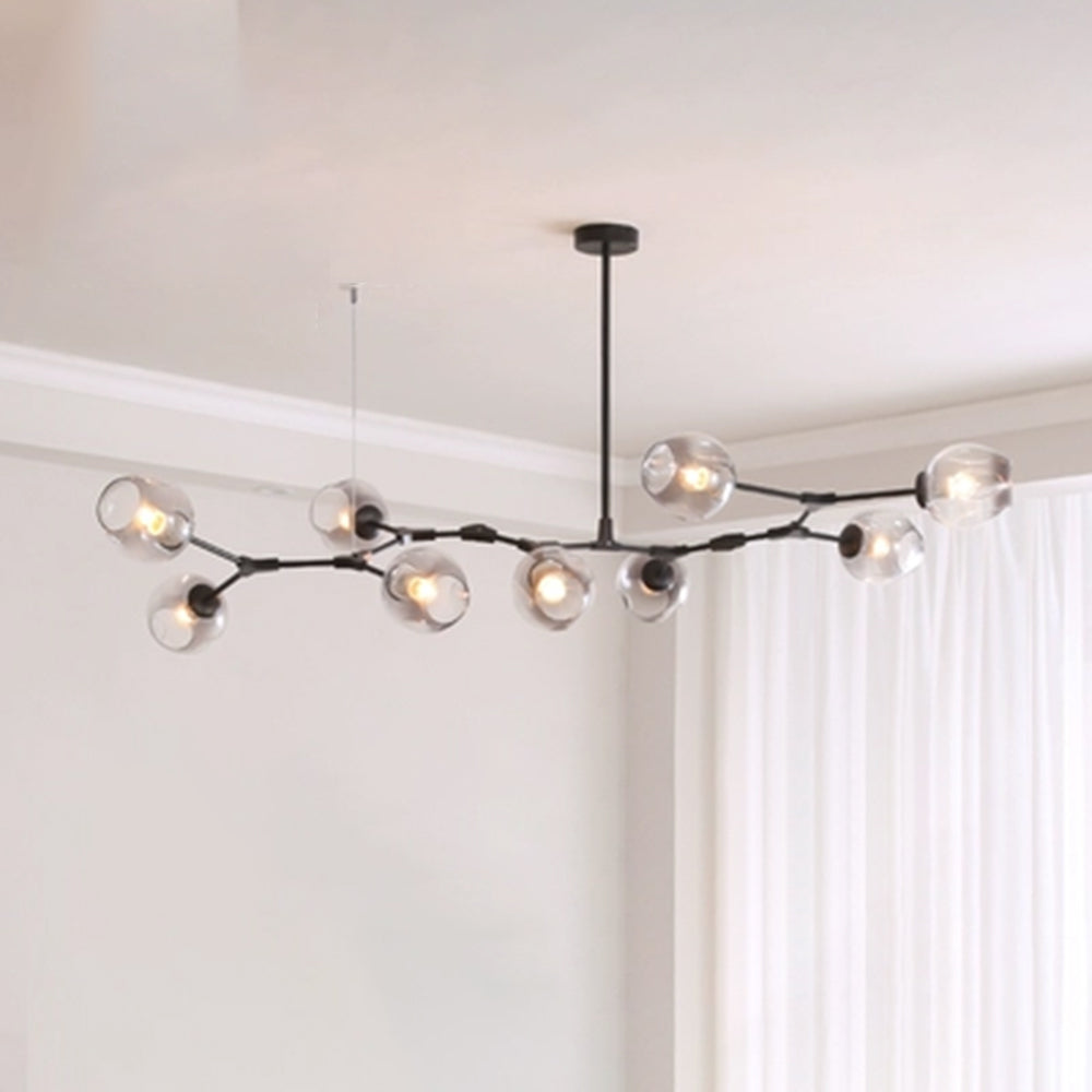 Hanglamp Modern met Glazen Bollen en Vertakte Armen ##POS:33##