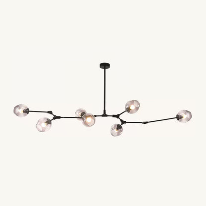Hanglamp Modern met Glazen Bollen en Vertakte Armen