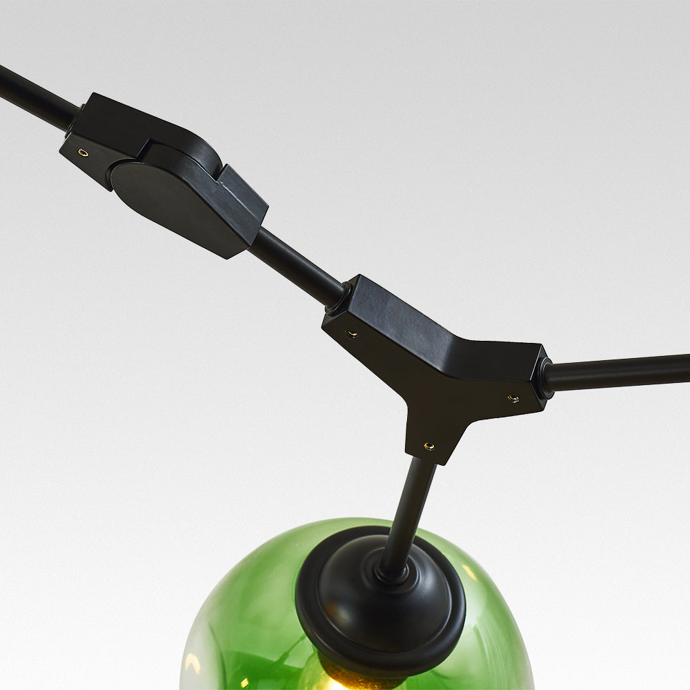Hanglamp Modern met Glazen Bollen en Vertakte Armen