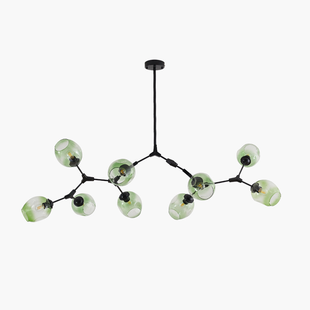 Hanglamp Modern met Glazen Bollen en Vertakte Armen
