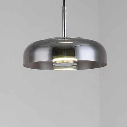 Hanglamp Modern met Glazen Kap en Verstelbare Hoogte