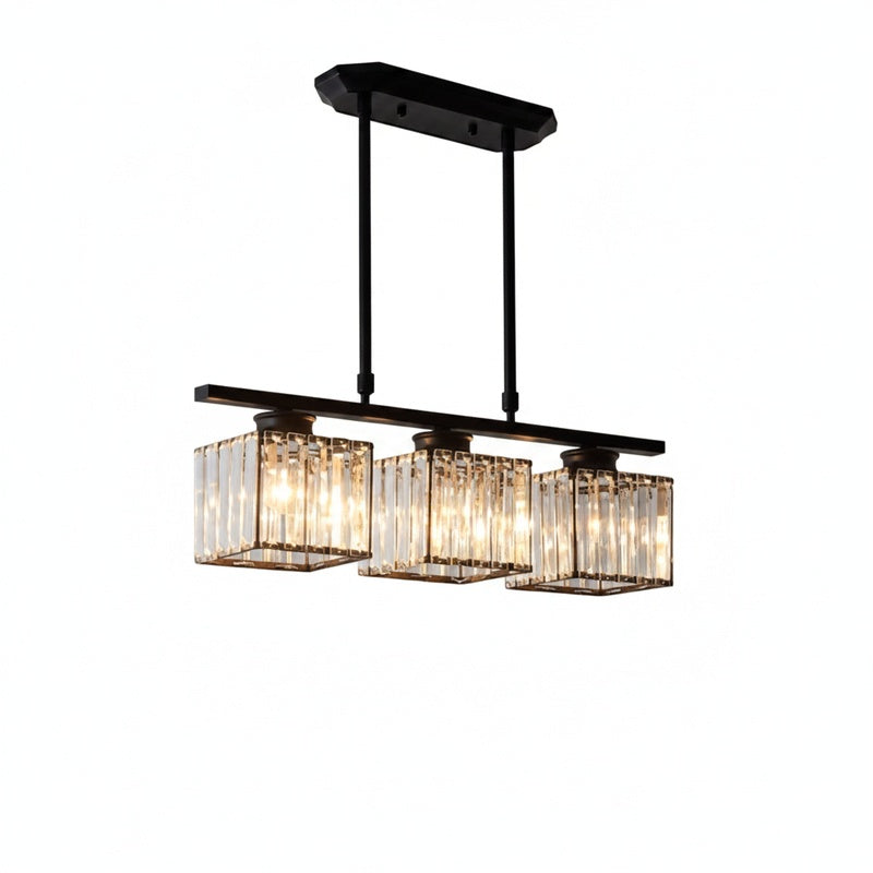 Hanglamp Modern met Glazen Kappen en Verstelbare Hoogte