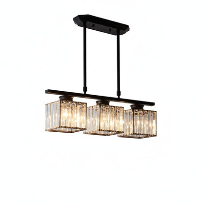 Hanglamp Modern met Glazen Kappen en Verstelbare Hoogte