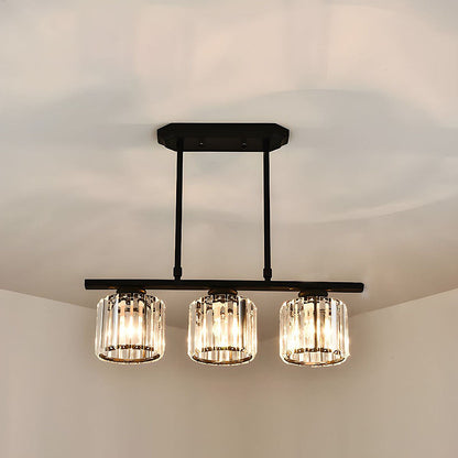 Hanglamp Modern met Glazen Kappen en Verstelbare Hoogte
