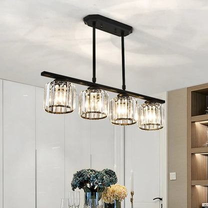 Hanglamp Modern met Glazen Kappen en Verstelbare Hoogte