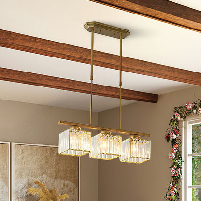 Hanglamp Modern met Glazen Kappen en Verstelbare Hoogte