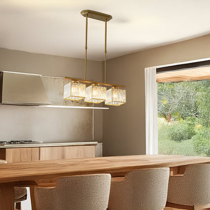 Hanglamp Modern met Glazen Kappen en Verstelbare Hoogte