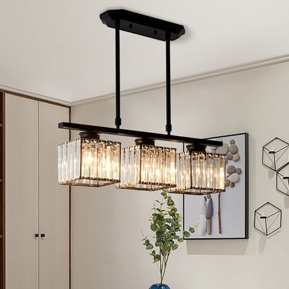 Hanglamp Modern met Glazen Kappen en Verstelbare Hoogte