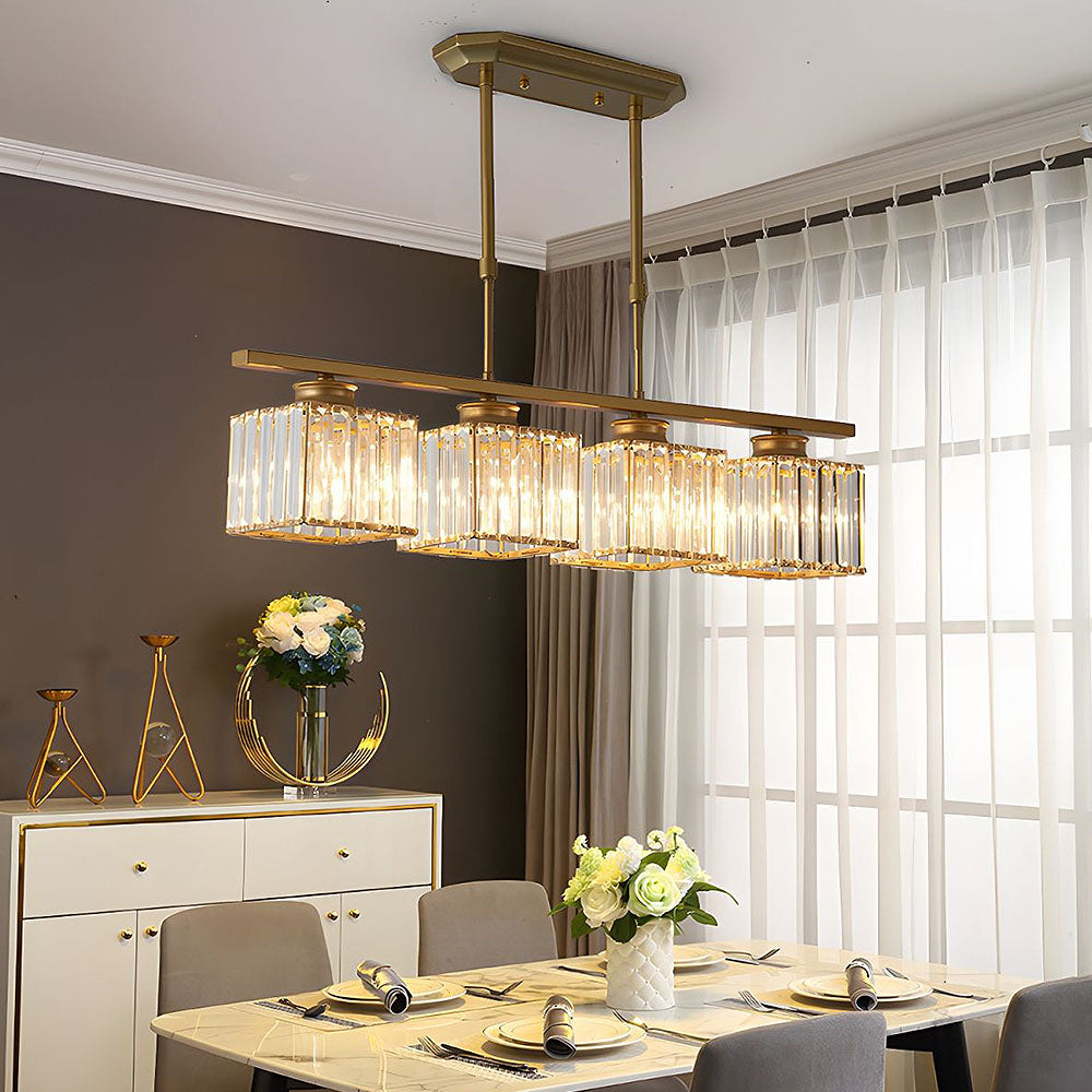 Hanglamp Modern met Glazen Kappen en Verstelbare Hoogte