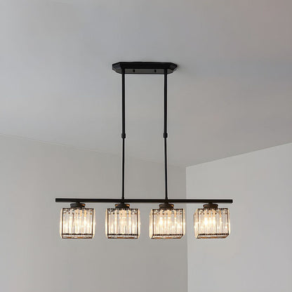 Hanglamp Modern met Glazen Kappen en Verstelbare Hoogte