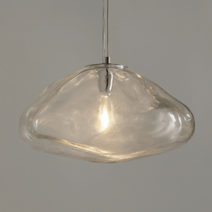 Hanglamp Modern met Organische Glazen Kap in Wolkvorm