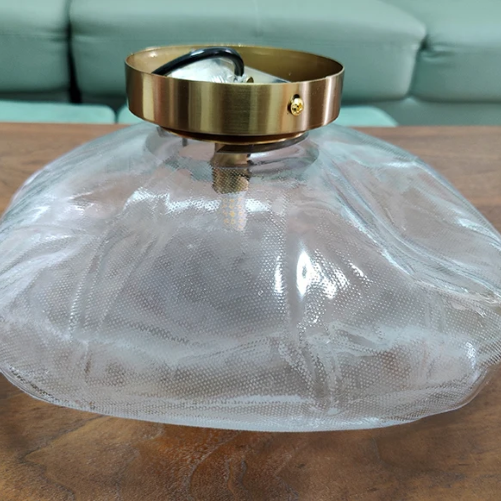Hanglamp Modern met Organische Glazen Kap in Wolkvorm