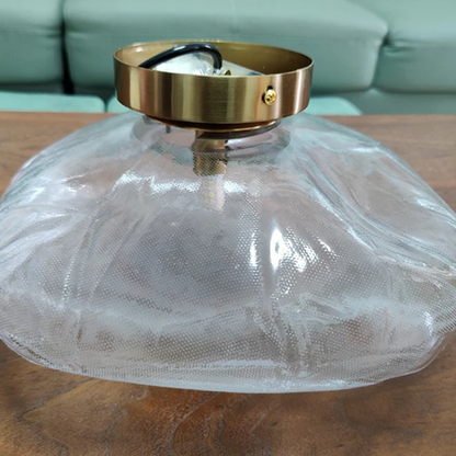 Hanglamp Modern met Organische Glazen Kap in Wolkvorm