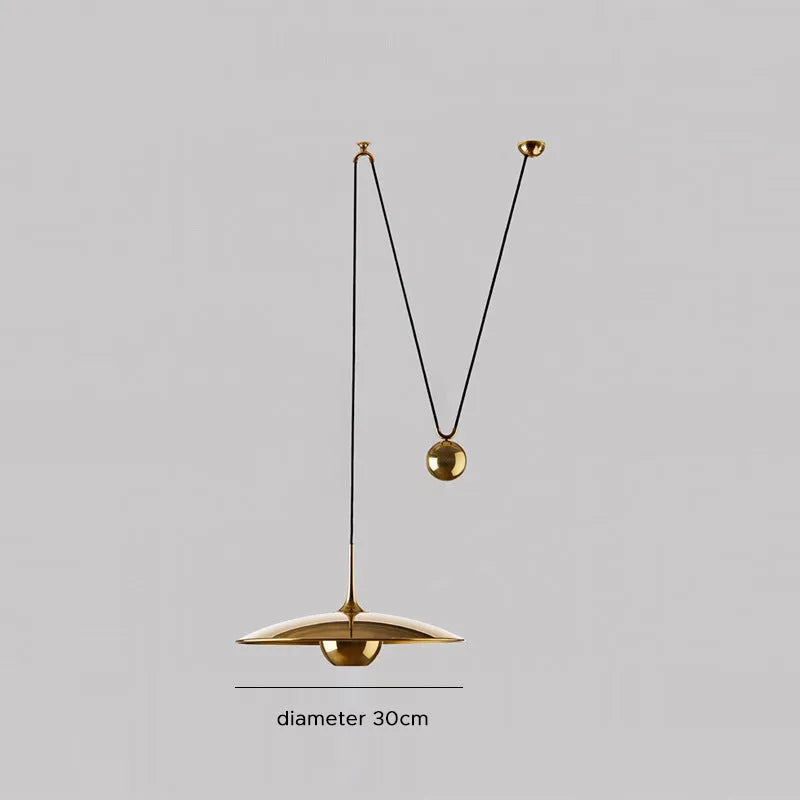 Hanglamp Retro met Contragewicht en Verstelbare Hoogte