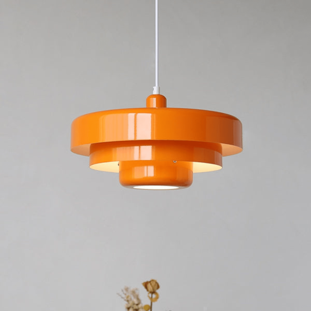 Hanglamp Retro met Drielaagse Ronde Kap