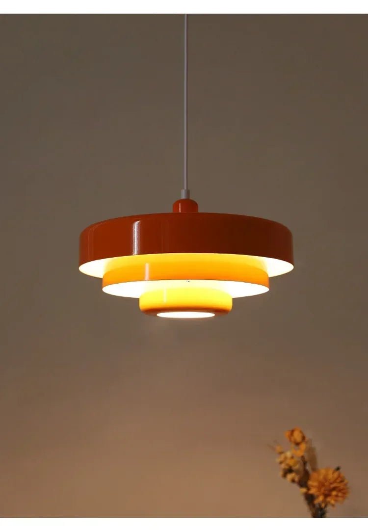 Hanglamp Retro met Drielaagse Ronde Kap