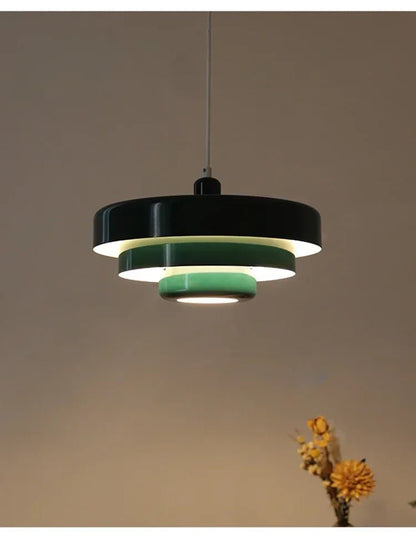 Hanglamp Retro met Drielaagse Ronde Kap
