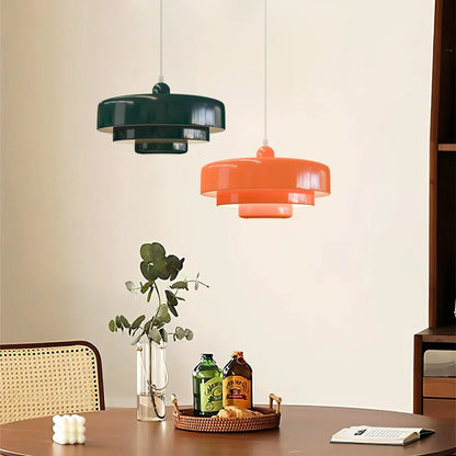 Hanglamp Retro met Drielaagse Ronde Kap