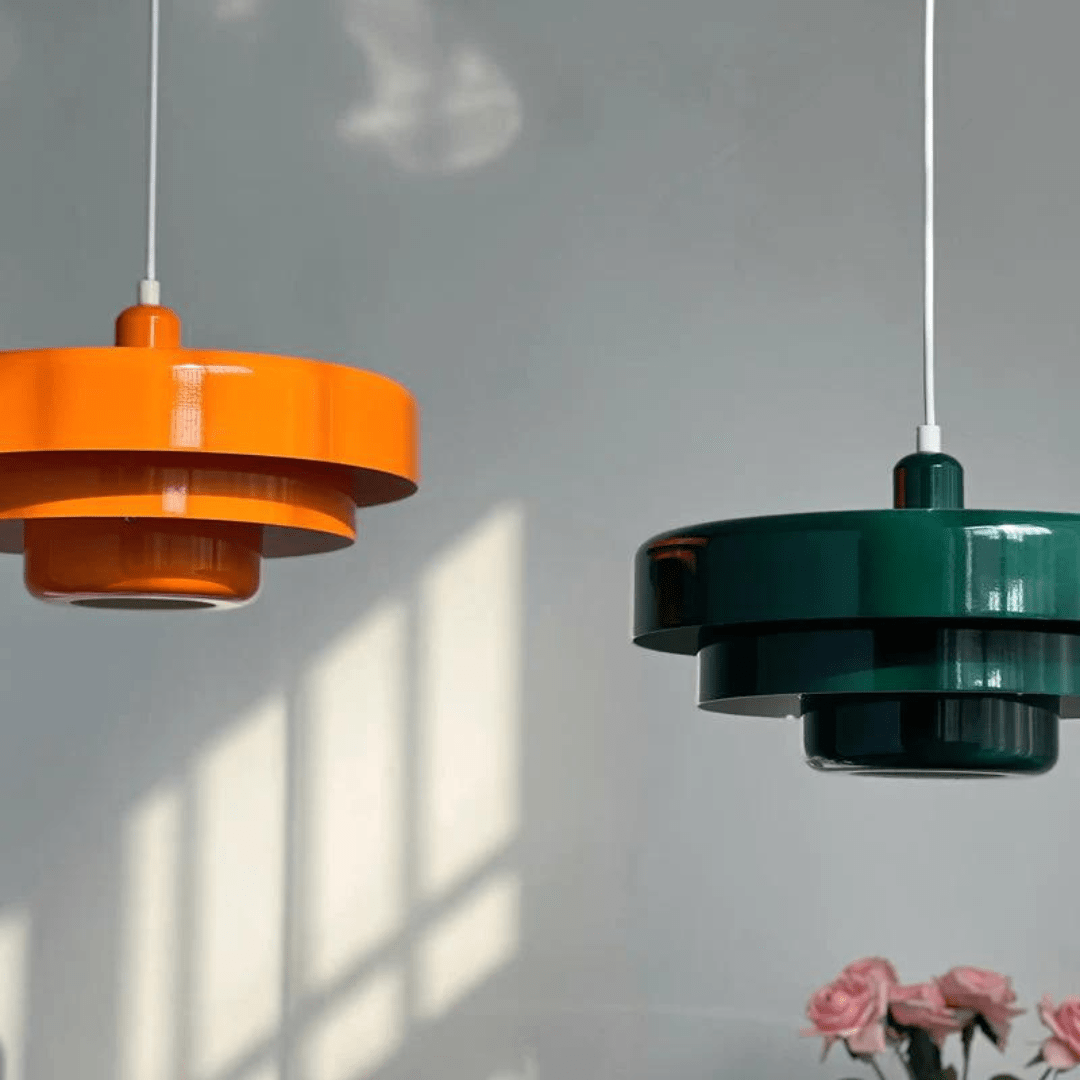 Hanglamp Retro met Drielaagse Ronde Kap