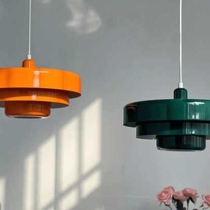 Hanglamp Retro met Drielaagse Ronde Kap