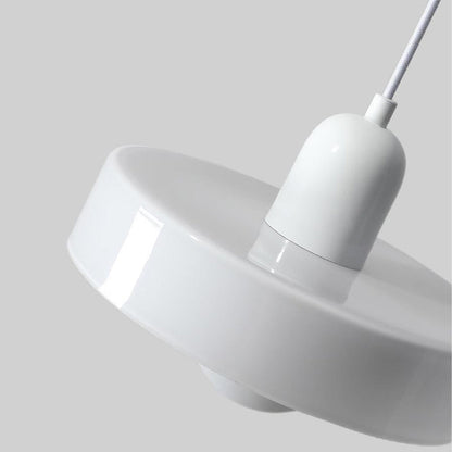 Hanglamp Retro met Glazen Kap en Ronde Bol Lichtbron