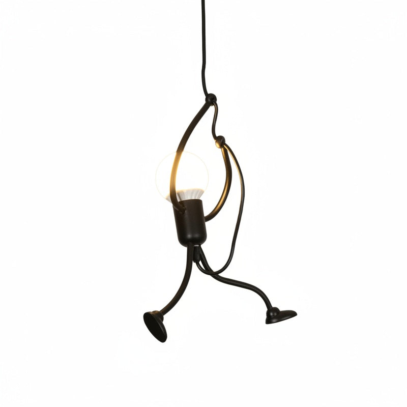 Hanglamp Retro met Poppenvormig Design en Verstelbare Hoogte