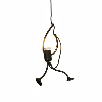 Hanglamp Retro met Poppenvormig Design en Verstelbare Hoogte