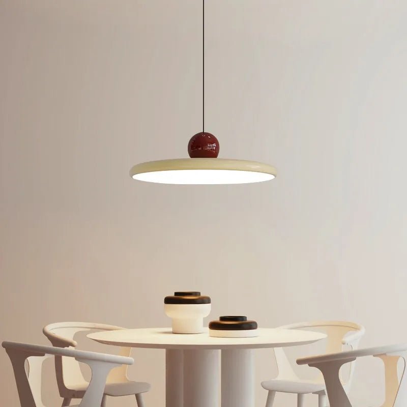 Hanglamp Retro met Schijfvorm en Bolvormige Decoratie