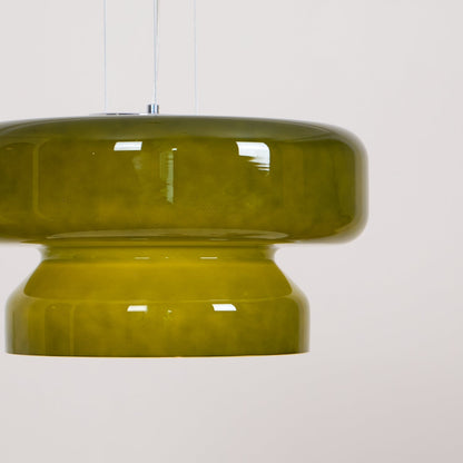Hanglamp Retro met Tweelaagsig Glazen Kap en Verstelbare Hoogte