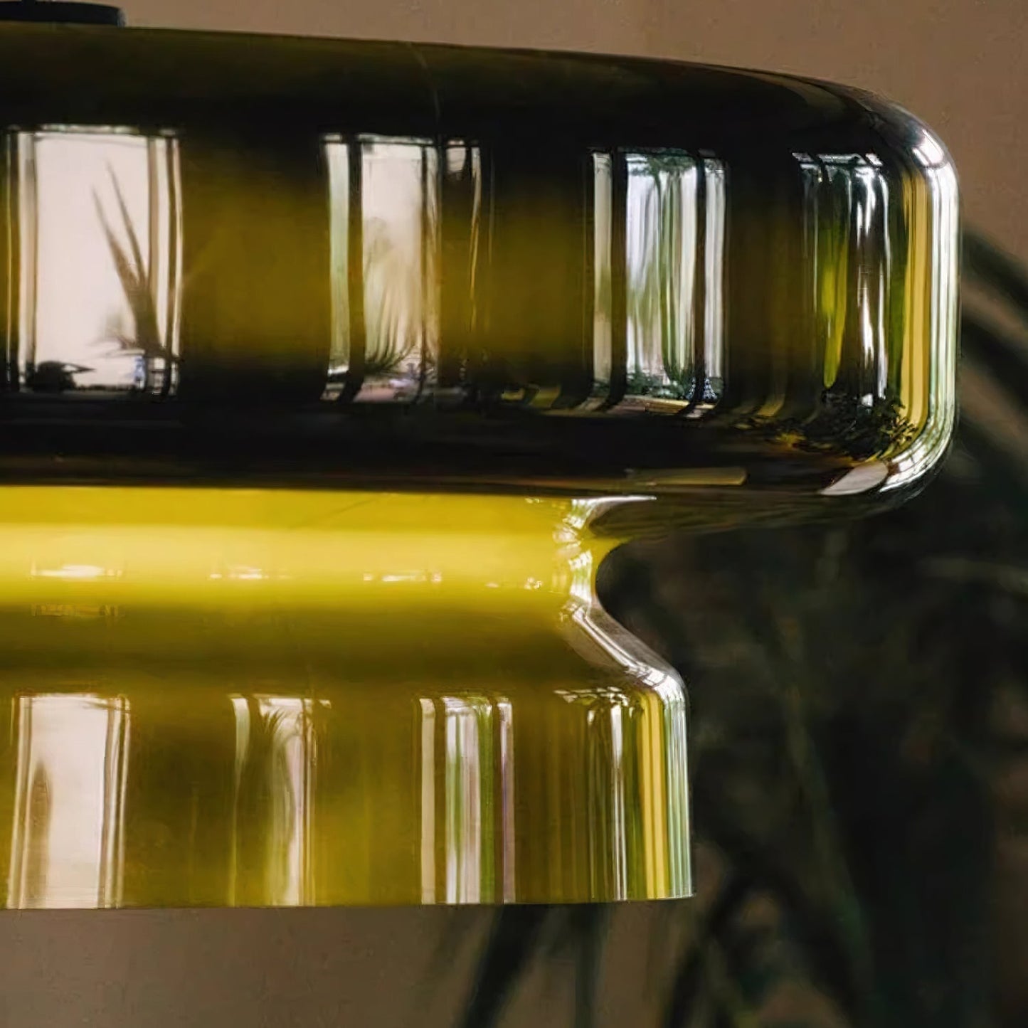 Hanglamp Retro met Tweelaagsig Glazen Kap en Verstelbare Hoogte