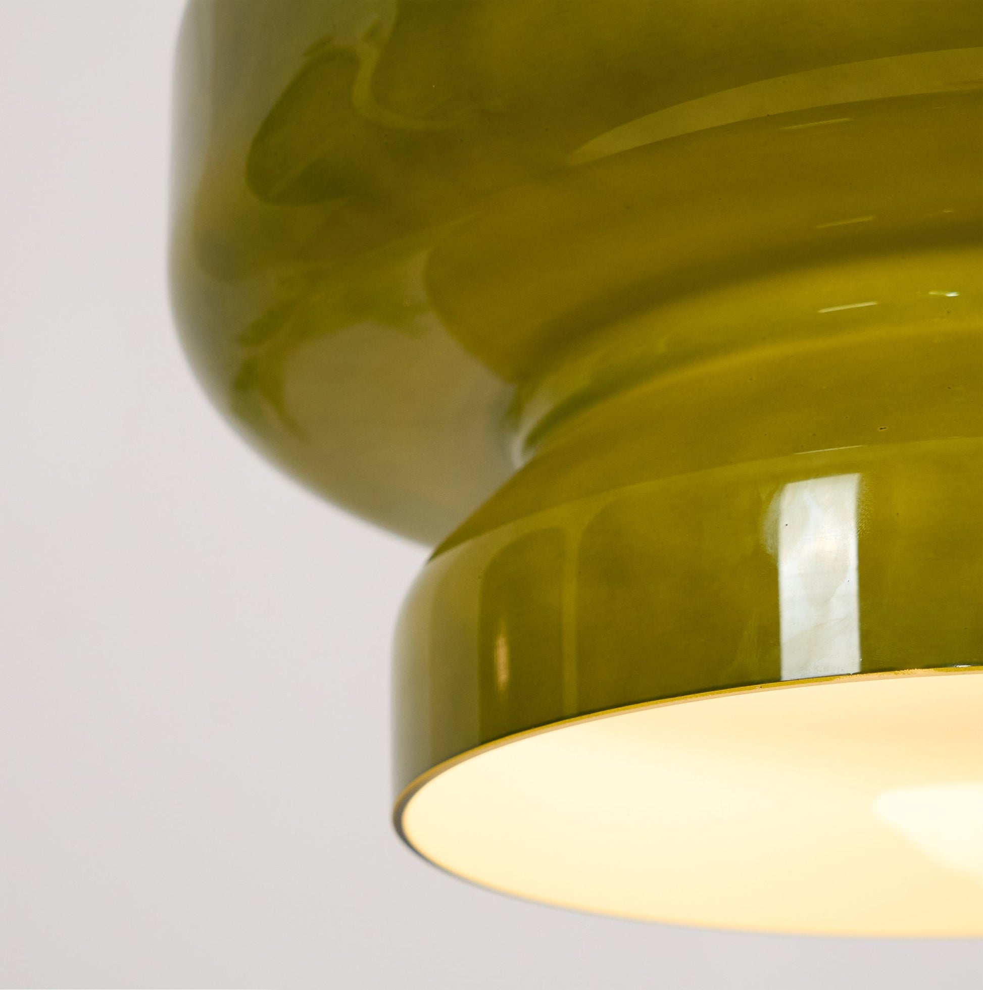 Hanglamp Retro met Tweelaagsig Glazen Kap en Verstelbare Hoogte
