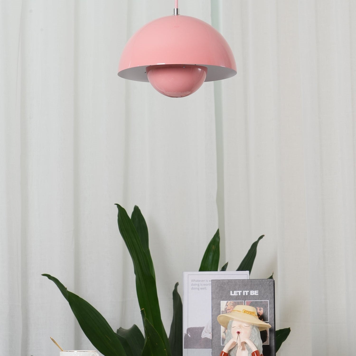 Hanglamp Scandinavisch met Bolvormige Kap en Verstelbaar Snoer