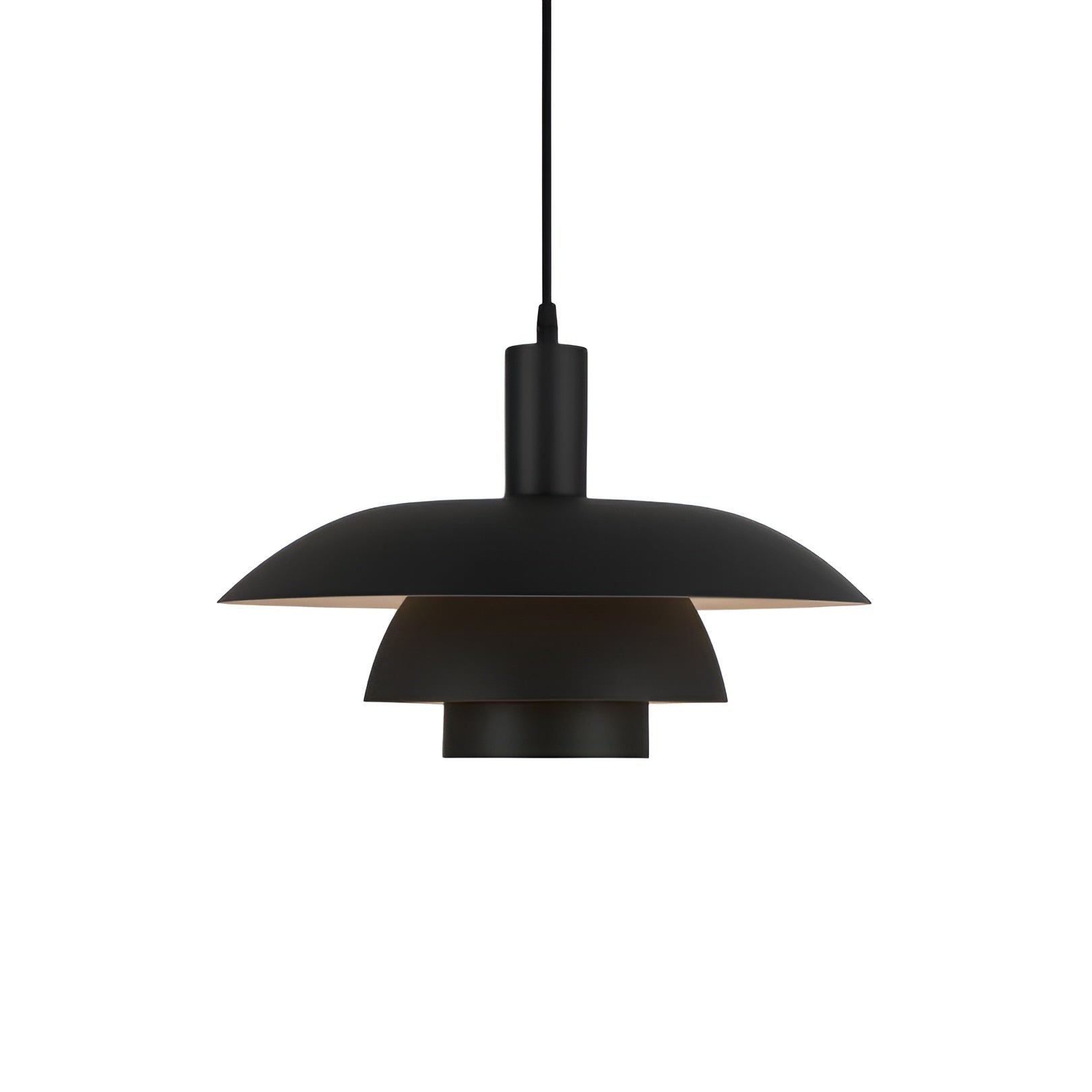 Hanglamp Scandinavisch met Gelaagde Kap en Ingebouwde LED Dimbaar