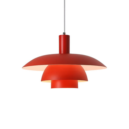 Hanglamp Scandinavisch met Gelaagde Kap en Ingebouwde LED Dimbaar