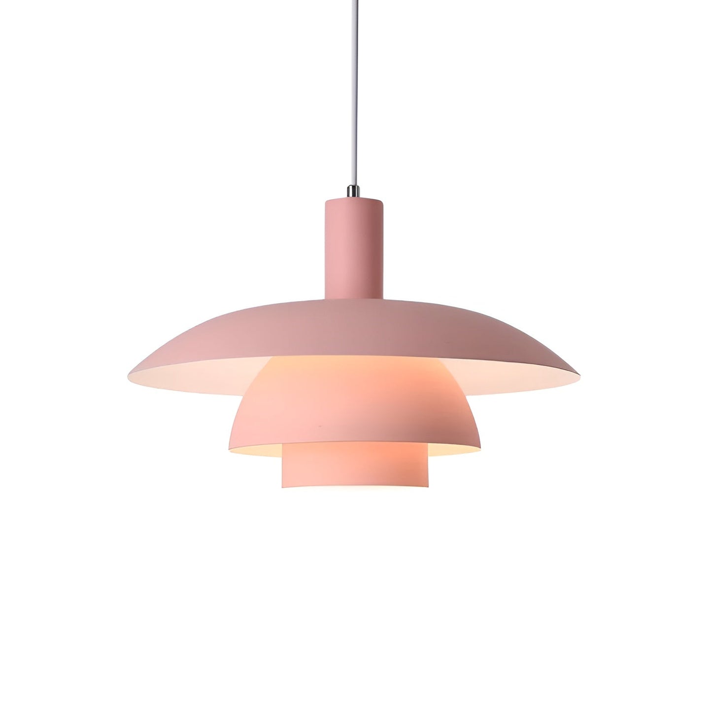 Hanglamp Scandinavisch met Gelaagde Kap en Ingebouwde LED Dimbaar