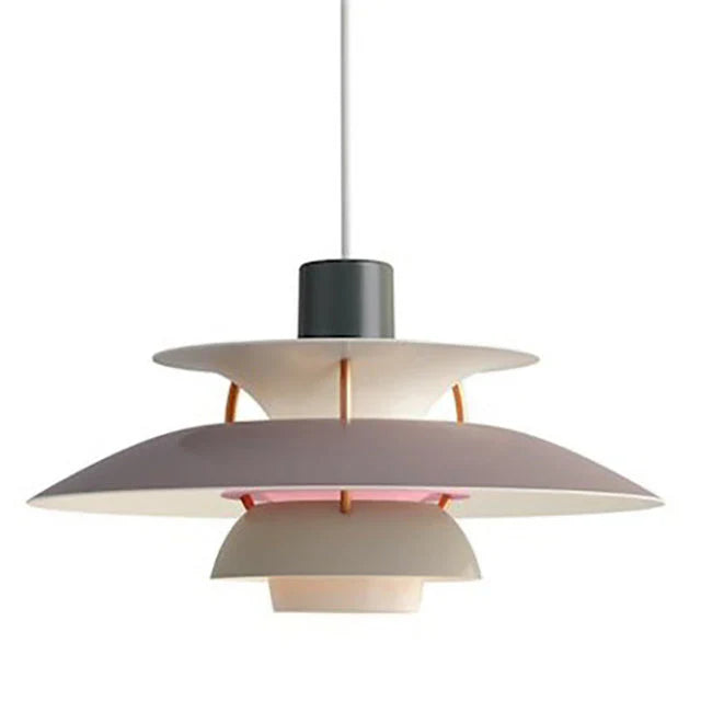 Hanglamp Scandinavisch met Gelaagde Kap en Verstelbaar Snoer