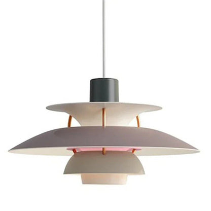 Hanglamp Scandinavisch met Gelaagde Kap en Verstelbaar Snoer
